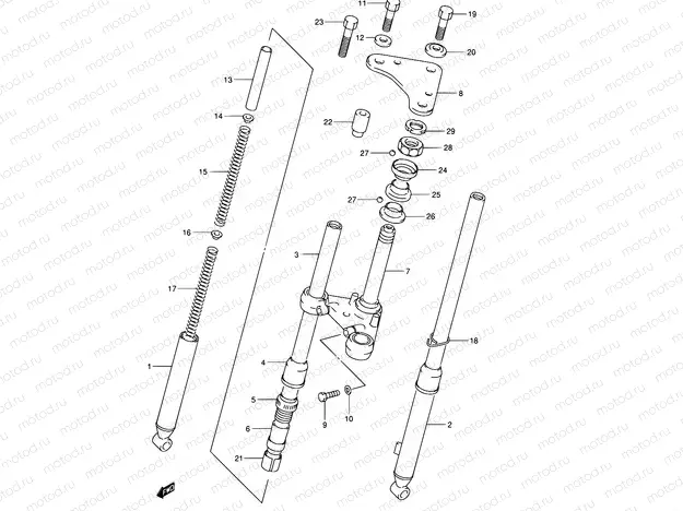 28 - FRONT FORK