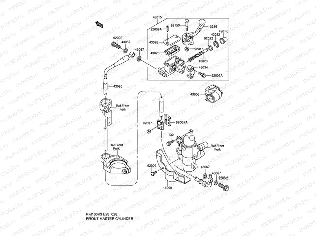 28 - FRONT MASTER CYLINDER
