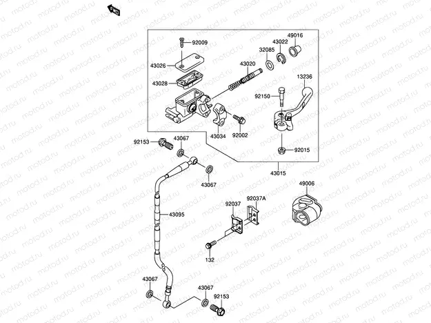 28 - FRONT MASTER CYLINDER
