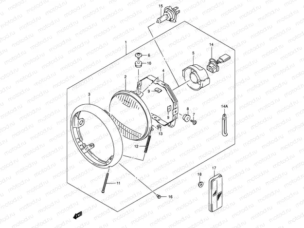 28 - HEADLAMP