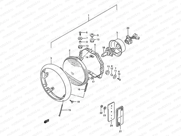 28 - HEADLAMP