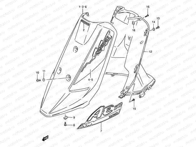 28 - LEG SHIELD (AE50L/M/N/P)