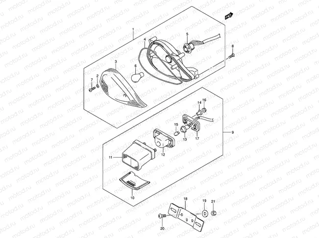 28 - REAR COMB LAMP