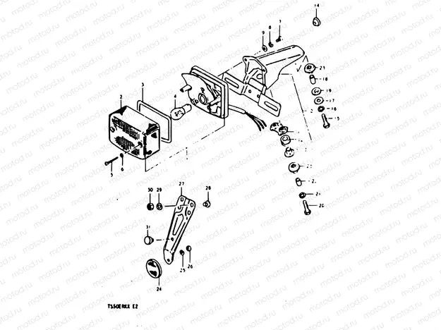 28 - REAR COMBINATION LAMP