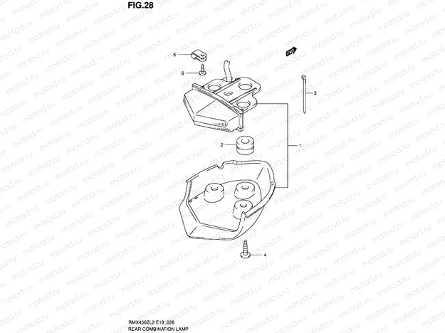 28 - REAR COMBINATION LAMP