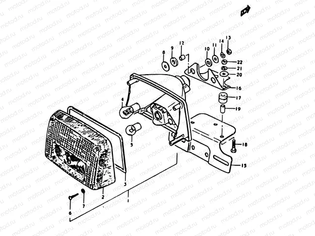 28 - REAR COMBINATION LAMP