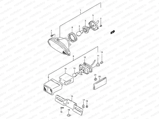 28 - REAR COMBINATION LAMP