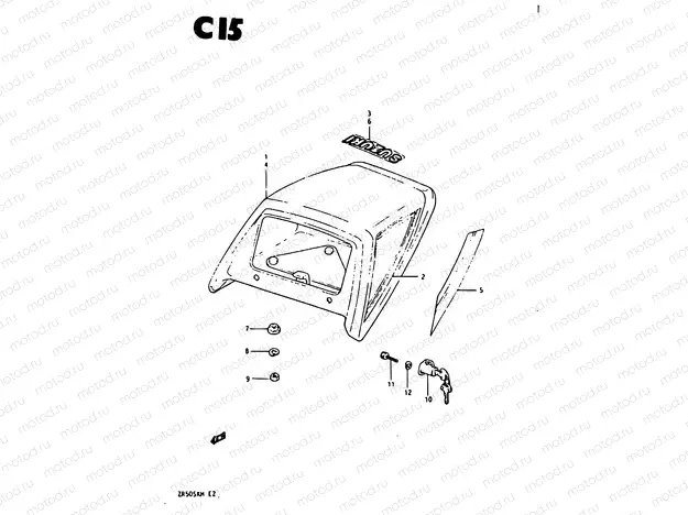28 - SEAT TAIL COVER