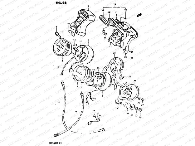 28 - SPEEDOMETER - TACHOMETER