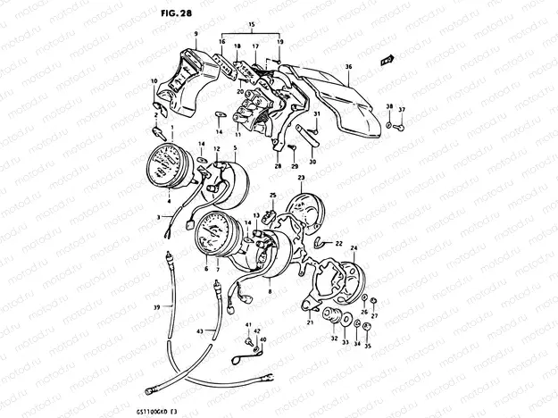 28 - SPEEDOMETER - TACHOMETER