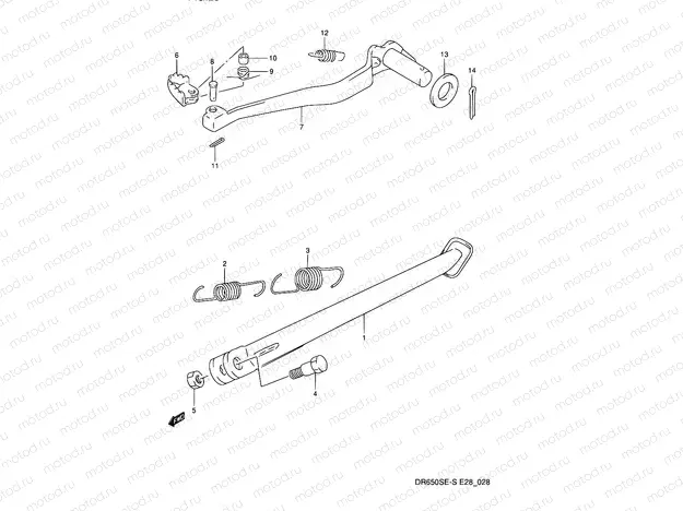 28 - STAND - REAR BRAKE
