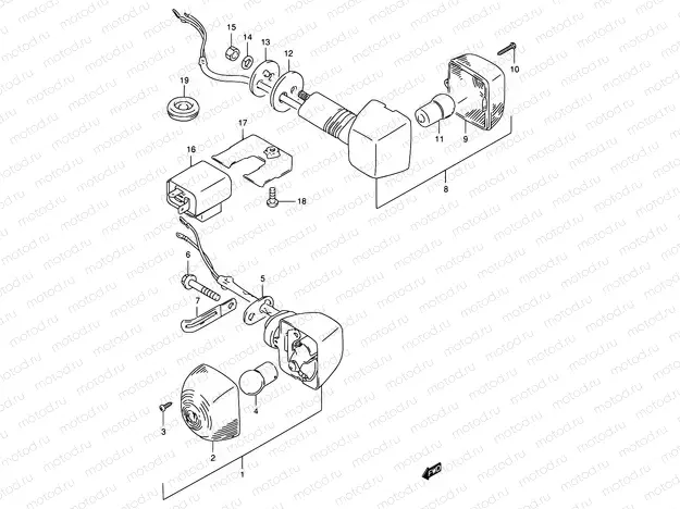 28 - TURN SIGNAL LAMP