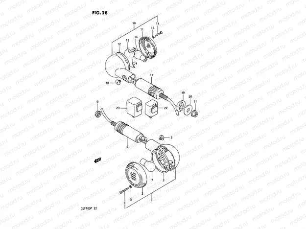 28 - TURN SIGNAL LAMP