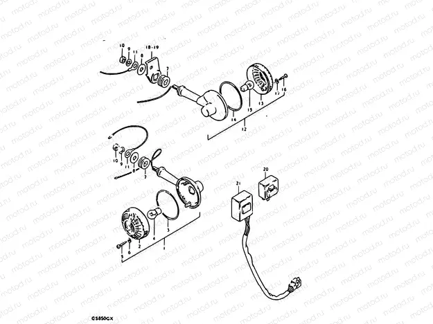 28 - TURN SIGNAL LAMP (MODEL T)