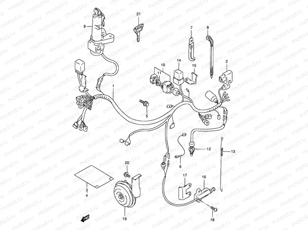 28 - WIRING HARNESS (MODEL R/S)