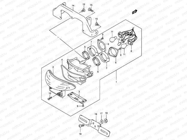 28A - TAIL LAMP (MODEL K3)
