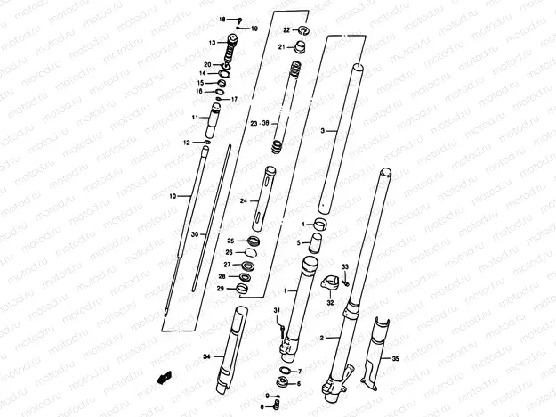 28B - FRONT DAMPER (MODEL W)