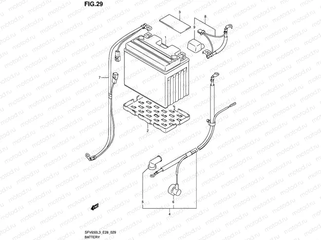 29 - BATTERY (SFV650AL3 E28)
