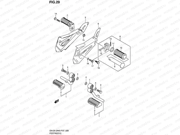 29 - FOOTREST