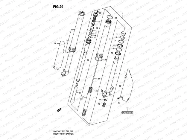 29 - FRONT DAMPER