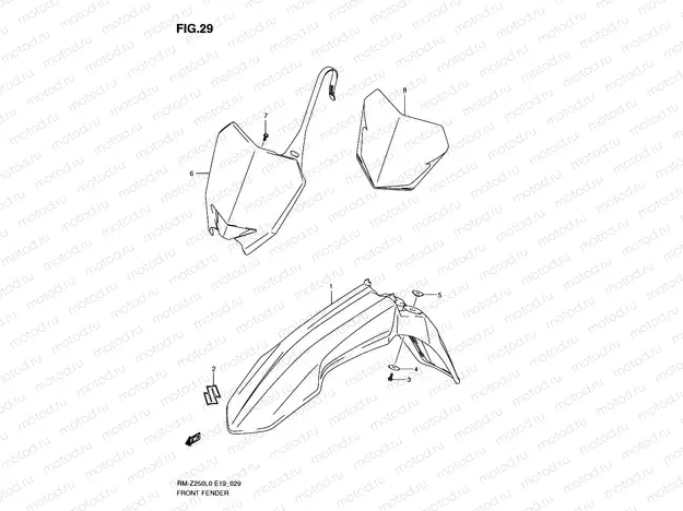 29 - FRONT FENDER