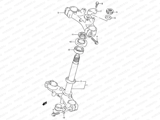 29 - FRONT FORK BRACKET