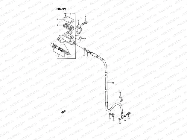 29 - FRONT MASTER CYLINDER