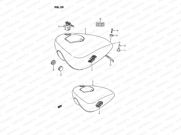29 - FUEL TANK (MODEL G/J/K/L)