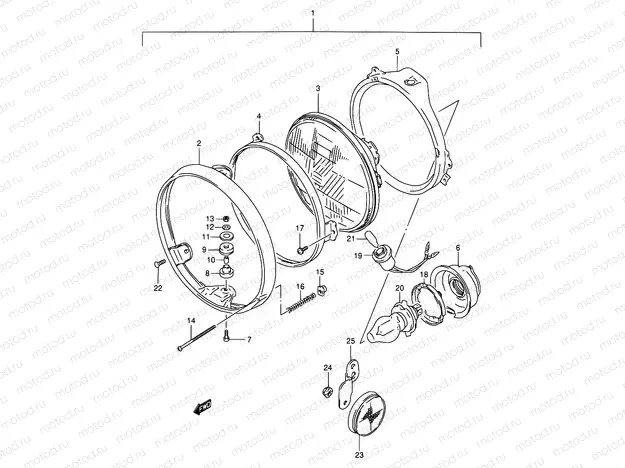 29 - HEADLAMP (MODEL L/M/N EXCEPT E01,E02)