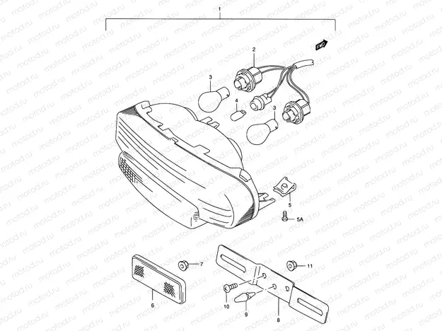29 - REAR COMBINATION LAMP