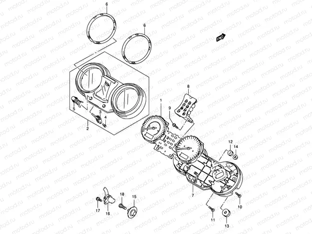 29 - SPEEDOMETER (MODEL K2/K3)