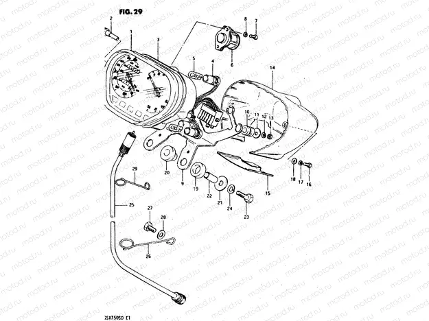 29 - SPEEDOMETER - TACHOMETER