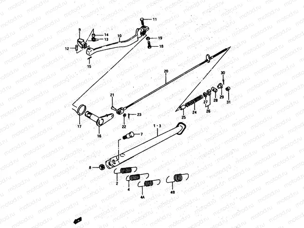 29 - STAND - REAR BRAKE