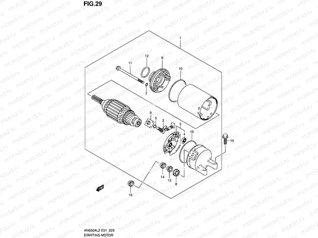 29 - STARTING MOTOR