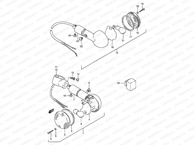 29 - TURN SIGNAL LAMP