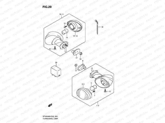 29 - TURNSIGNAL LAMP
