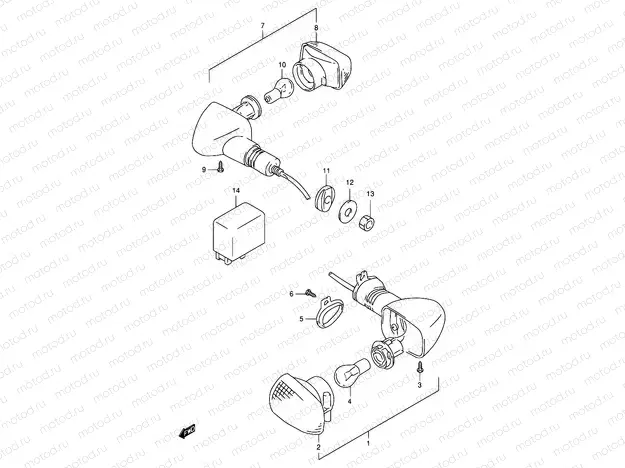 29 - TURNSIGNAL LAMP