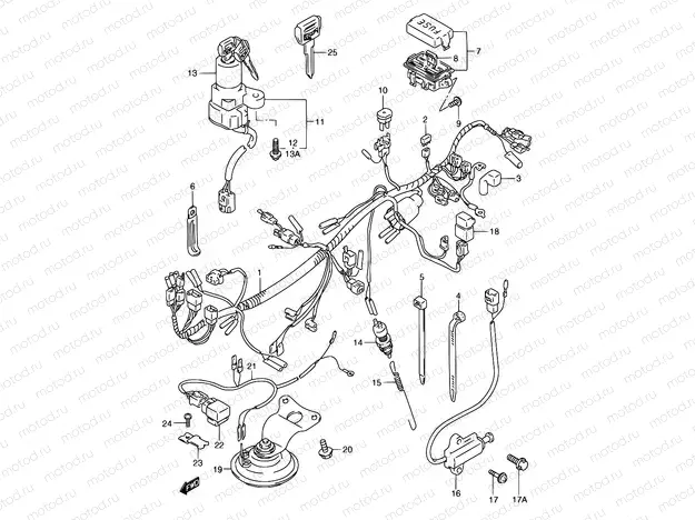 29 - WIRING HARNESS (MODEL K/L/M/N/P/R)