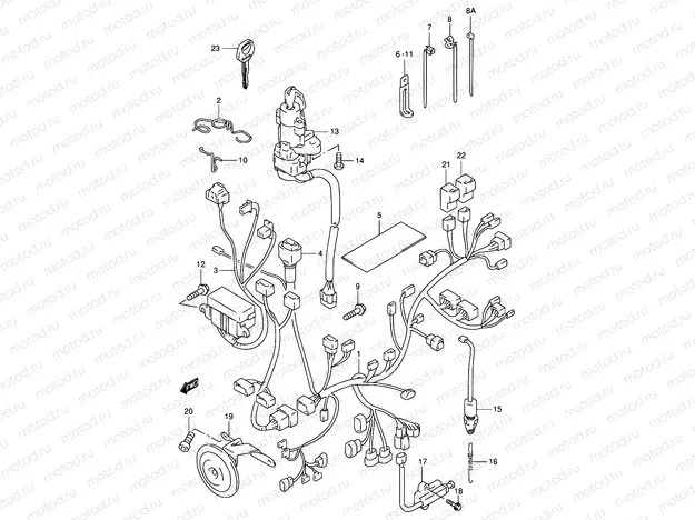 29 - WIRING HARNESS (MODEL V)