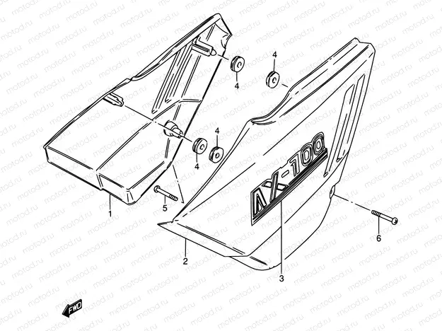 29A - FRAME COVER (MODEL T P09)