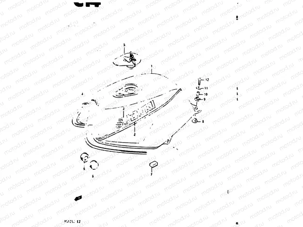 29A - FUEL TANK (RG125AJ/BJ/UAJ/BUJ)