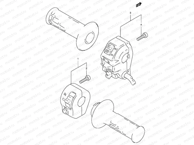 29A - HANDLE SWITCH (MODEL T/V/W/X)
