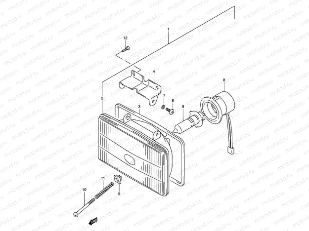 29A - HEADLAMP (MODEL K2/K3/K4)