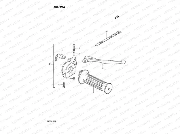 29A - RIGHT HANDLE SWITCH (E21)
