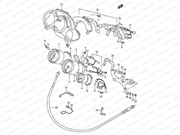 29A - SPEEDOMETER (MODEL S)