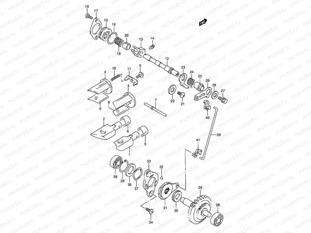 2A - EXHAUST VALVE (MODEL L/M/N)