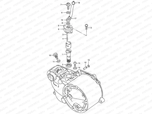 3 - CLUTCH COVER - OIL PUMP
