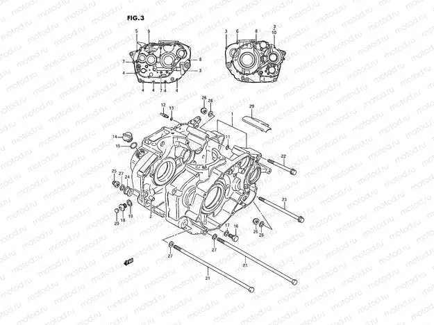 3 - CRANKCASE