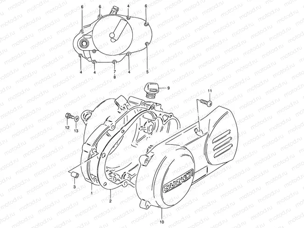 3 - CRANKCASE COVER