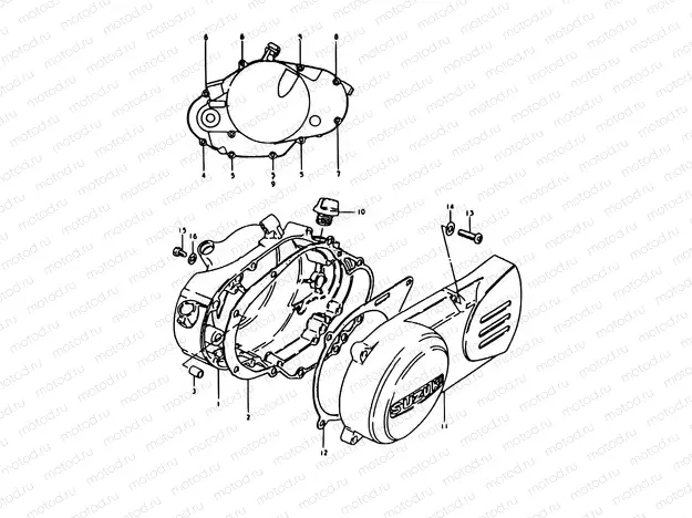 3 - CRANKCASE COVER